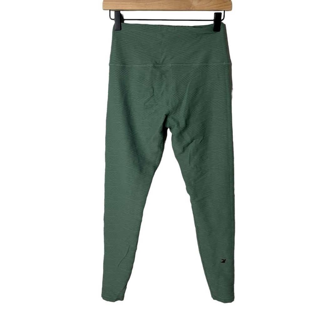 Glyder Active Full Length Leggings Sage Green Textured Size Medium - Picture 3 of 6